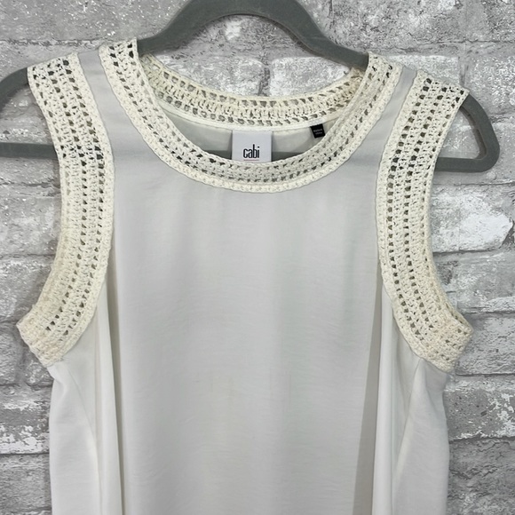 CABi Marisa Crochet Sleeveless Tank Top - Picture 3 of 6